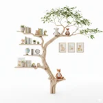 Handcrafted Tree Branch Bookshelf - Decorative & Space-Saving Book Storage Shelves