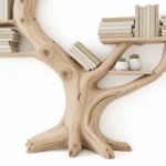 Natural Solid Wood Floating Shelf - Tree Branch Shelf