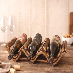The Artisan Branch Sentinel – Handcrafted Live-Root Triple Wine Gallery