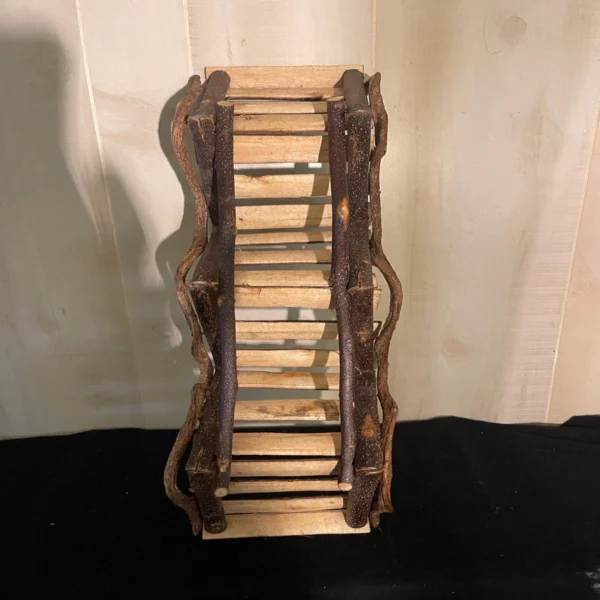 The Artisan Branch Sentinel – Handcrafted Live-Root Triple Wine Gallery