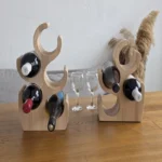The Artisan Ash Sentinel – Handcrafted Vertical Wine Gallery