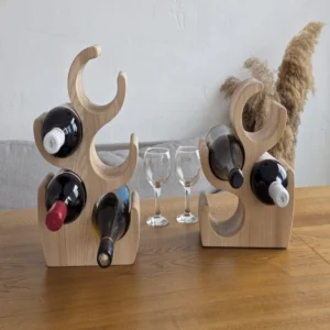 The Artisan Ash Sentinel – Handcrafted Vertical Wine Gallery (1)