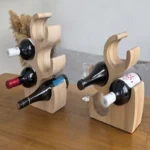 The Artisan Ash Sentinel – Handcrafted Vertical Wine Gallery
