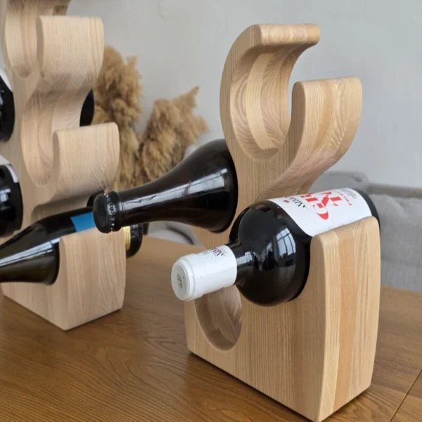 The Artisan Ash Sentinel – Handcrafted Vertical Wine Gallery