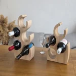 The Artisan Ash Sentinel – Handcrafted Vertical Wine Gallery