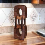 The Artisan Modular Vine-Stack – Customizable Solid Wood Wine Gallery
