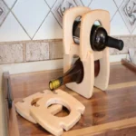 The Artisan Modular Vine-Stack – Customizable Solid Wood Wine Gallery