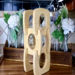 The Artisan Modular Vine-Stack – Customizable Solid Wood Wine Gallery