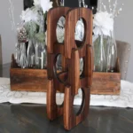 The Artisan Modular Vine-Stack – Customizable Solid Wood Wine Gallery