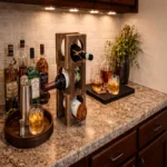 The Artisan Triple-Tier – Handcrafted Poplar Vertical Wine Gallery
