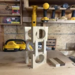 The Artisan Triple-Tier – Handcrafted Poplar Vertical Wine Gallery