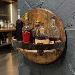 The "Cheers" Artisan Sentinel – Handcrafted Wall-Mounted Wine & Spirits Gallery