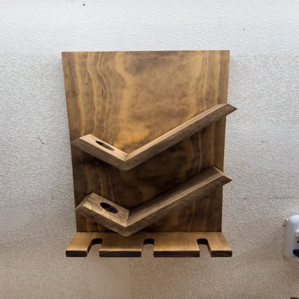 The Slant Artisan – Handcrafted Walnut Poplar Wine & Stemware Gallery