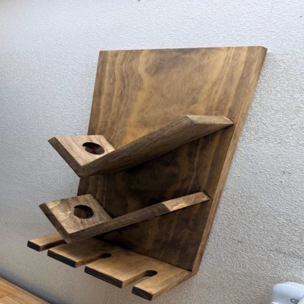 The Slant Artisan – Handcrafted Walnut Poplar Wine & Stemware Gallery