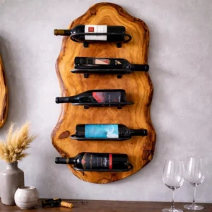 The Sovereign Live Edge – Handcrafted Artisan Wall Wine Gallery (1)