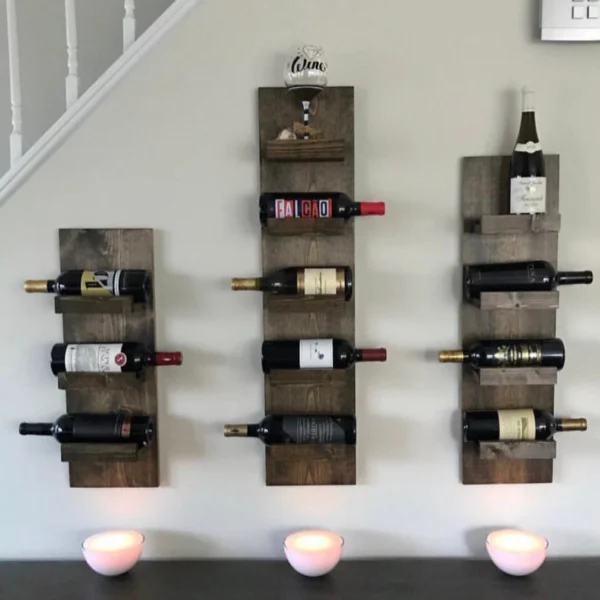 The Steven – Handcrafted Vertical Tiered Wall Gallery