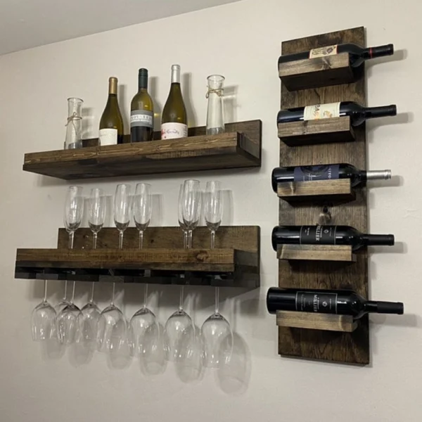 The Steven – Handcrafted Vertical Tiered Wall Gallery