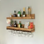 Your Wall-Mounted Rustic Wine Bar & Décor Sanctuary