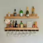 Your Wall-Mounted Rustic Wine Bar & Décor Sanctuary