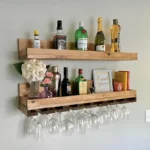 Your Wall-Mounted Rustic Wine Bar & Décor Sanctuary
